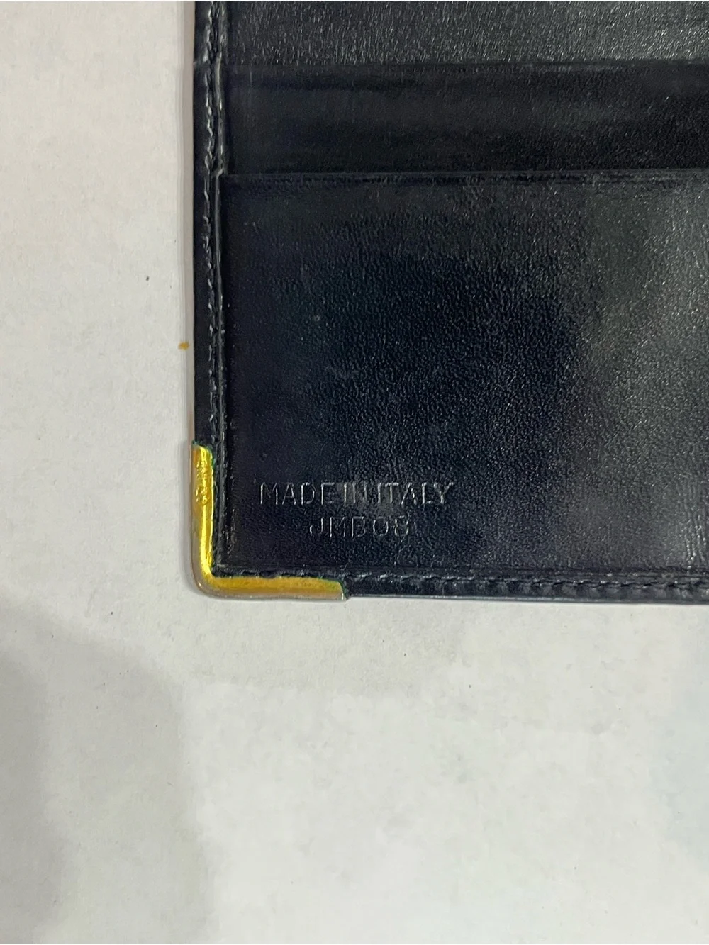 Celine Vintage Blason Black Leather Bifold Wallet